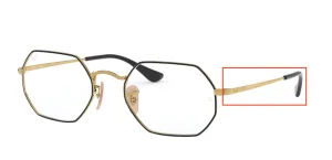 Patillas originales Ray-Ban RB6456 Vista, color 2991 · Oro sobre superior negro