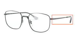 Patillas originales Ray-Ban RB6457 Vista, color 3095 · Sand gris
