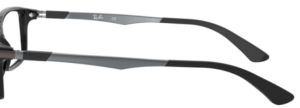 Patillas originales Ray-Ban RB7017, color 2000 · Negro brillo