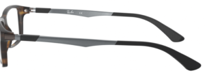 Patillas originales Ray-Ban RB7017, color 5200 · Habana mate