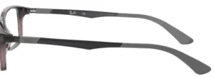 Patillas originales Ray-Ban RB7017, color 5620 · Trasparent gris