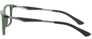 Patillas originales Ray-Ban RB7029 Vista, color 5197 · Superior negro sobre verde