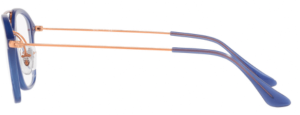 Patillas originales Ray-Ban RB7098 Vista, color 5727 · Trasparent azul