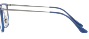 Patillas originales Ray-Ban RB7140 Vista, color 5972 · Superior azul sobre trasp azul