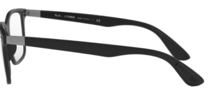 Patillas originales Ray-Ban RB7144 Vista, color 5204 · Negro mate
