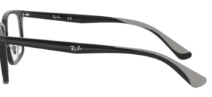 Patillas originales Ray-Ban RB7148 Vista, color 2000 · Negro brillo