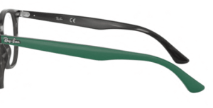 Patillas originales Ray-Ban RB7151 Vista HEXAGONAL, color 5800 · Gris/verde habana
