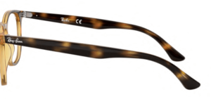 Patillas originales Ray-Ban RB7159 Vista, color 2012 · Habana oscuro