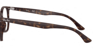 Patillas originales Ray-Ban RB7151 Vista HEXAGONAL, color 2012 · Habana oscuro