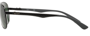 Patillas originales Ray-Ban RB8313 Carbon Fibre, color 002 · Negro