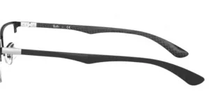 Patillas originales Ray-Ban RB8413, color 2503 · Negro mate