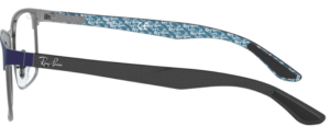 Patillas originales Ray-Ban RB8416 Vista, color 2914 · Gunmetal/azul mate