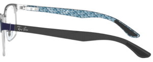 Patillas originales Ray-Ban RB8416 Vista, color 3016 · Oro sobre superior azul mate