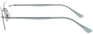Patillas originales Ray-Ban RB8725 Vista, color 1028 · Oscuro sand gunmetal