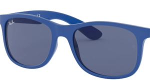 Lentes originales Ray-Ban RB9062 Junior, color 80 · Azul oscuro · plástico