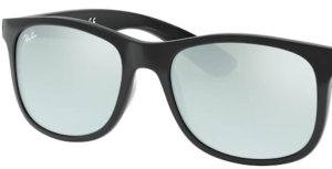 Lentes originales Ray-Ban RB9062 Junior, color 30 · Gris flash total espejo · plástico