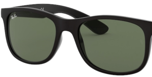 Lentes originales Ray-Ban RB9062 Junior, color 71 · Verde · plástico