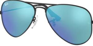 Cristales originales Ray-Ban RB9506S Junior, color 55 · Total azul espejo · plástico