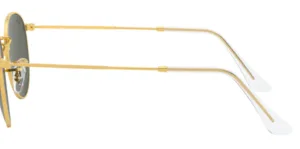 Patillas originales Ray-Ban RB3447 Round Metal, color 9196 · Legend oro