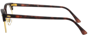 Patillas originales Ray-Ban RB3946V Clubmaster Oval, color 8058 · Mock carey