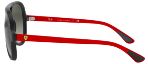 Patillas originales Ray-Ban RB4125M, color F644 · Negro