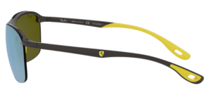 Patillas originales Ray-Ban RB4302M Ferrari, color F624 · Gris