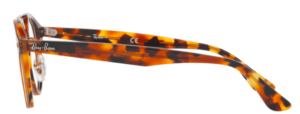 Patillas originales Ray-Ban RB5354, color 5675 · Superior habana marrón sobre habana yel