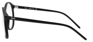 Patillas originales Ray-Ban RB5371, color 2000 · Negro brillo