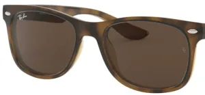Cristales originales Ray-Ban RB9052S Junior JUNIOR NEW WAYFARER, color 73 · Marrón · plástico