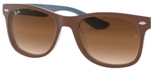 Cristales originales Ray-Ban RB9052S Junior JUNIOR NEW WAYFARER, color 13 · Marrón degradado · plástico