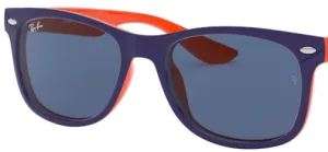Cristales originales Ray-Ban RB9052S Junior JUNIOR NEW WAYFARER, color 80 · Azul oscuro · plástico