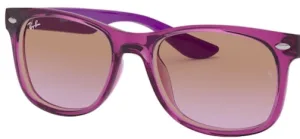 Cristales originales Ray-Ban RB9052S Junior JUNIOR NEW WAYFARER, color 68 · Violeta rubber