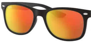 Cristales originales Ray-Ban RB9052S Junior JUNIOR NEW WAYFARER, color 6Q · Rojo espejo · plástico