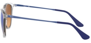 Patillas originales Ray-Ban RB9060S Junior JUNIOR ERIKA, color 7029 · Transparente