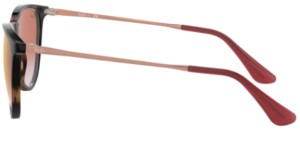 Patillas originales Ray-Ban RB9060S Junior JUNIOR ERIKA, color 7047 · Habana