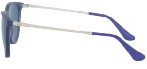 Patillas originales Ray-Ban RB9060S Junior JUNIOR ERIKA, color 7060 · Rubber transparente azul