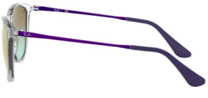 Patillas originales Ray-Ban RB9060S Junior JUNIOR ERIKA, color 7030 · Transparente