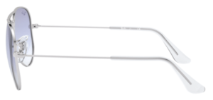 Patillas originales Ray-Ban RB9506S Junior JUNIOR AVIATOR, color 276 · Azul claro sobre plata