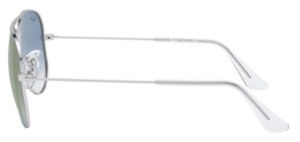 Patillas originales Ray-Ban RB9506S Junior JUNIOR AVIATOR, color 212 · Plata