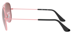 Patillas originales Ray-Ban RB9506S Junior JUNIOR AVIATOR, color 211 · Rosa
