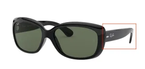 Patillas originales Ray-Ban RB4101 Jackie Ohh, color 601 · Negro