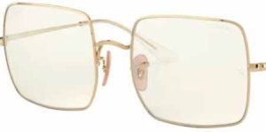 Lentes originales Ray-Ban RB1971 Square, color 5F · Gris fotocromático