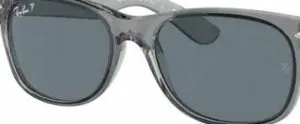 Lentes originales Ray-Ban RB2132 New Wayfarer, color 3R · Azul oscuro polarizado
