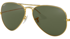 Lentes originales Ray-Ban RB8307, color 58 · Verde polarizado