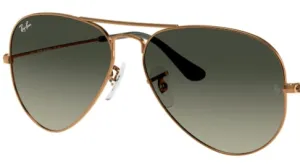 Lentes originales Ray-Ban RB3025 Aviador Piloto, color 71 · Gris azul degradado