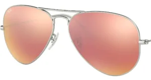 Lentes originales Ray-Ban RB3025 Aviador Piloto, color Z2 · Cobre flash espejo