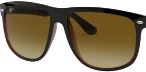 Lentes originales Ray-Ban RB4147 Boyfriend, color 85 · Marrón degradado marrón oscuro · plástico