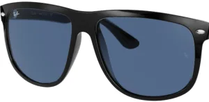 Lentes originales Ray-Ban RB4147 Boyfriend, color 80 · Azul oscuro · plástico