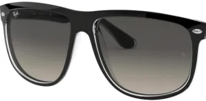 Lentes originales Ray-Ban RB4147 Boyfriend, color 71 · Gris degradado gris oscuro · plástico