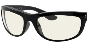 Lentes originales Ray-Ban RB4089 Balorama, color BL · Gris fotocromático/azul claro filter